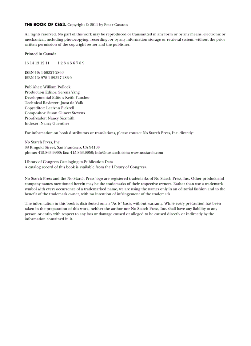 image for page The book of css3