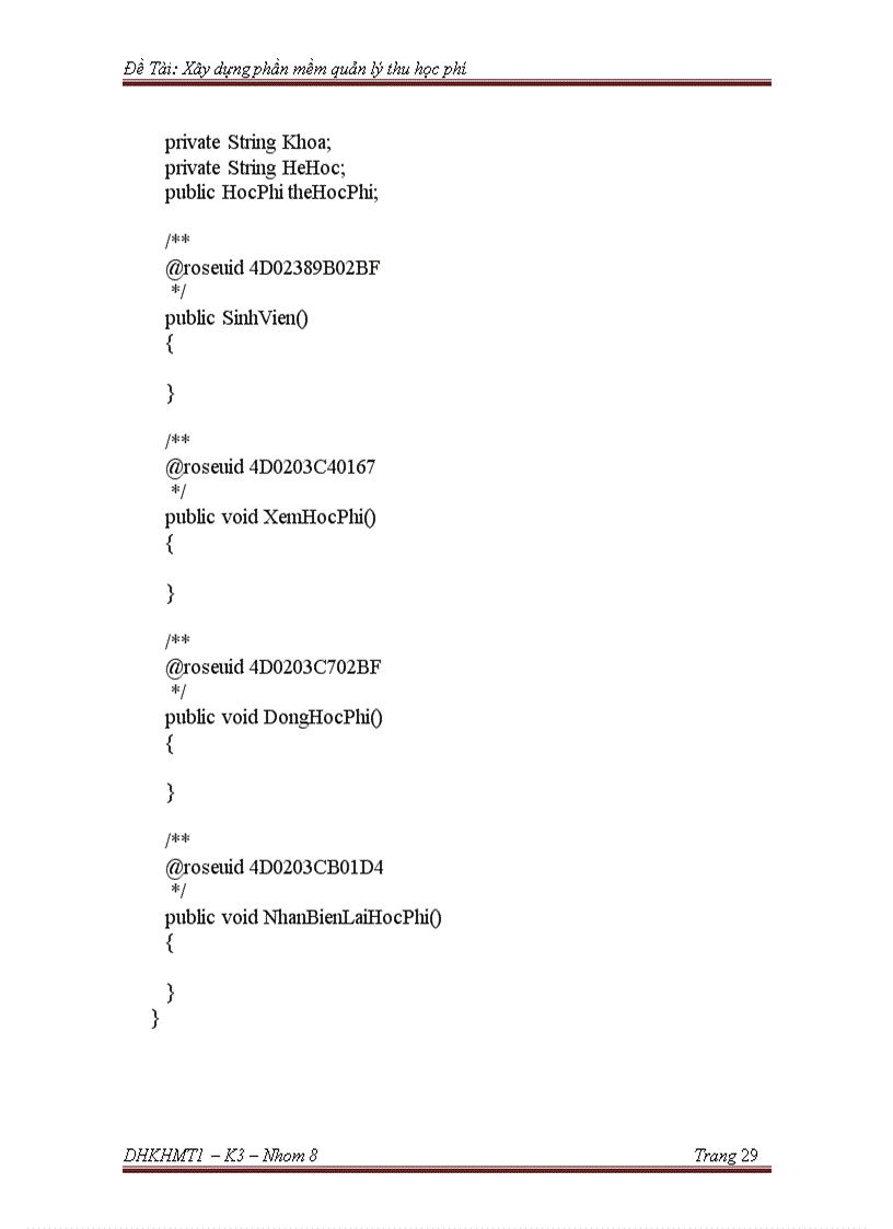 image for page Xây dựng phần mềm quản lý thu học phí