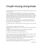 Chuyển nhượng chứng khoán