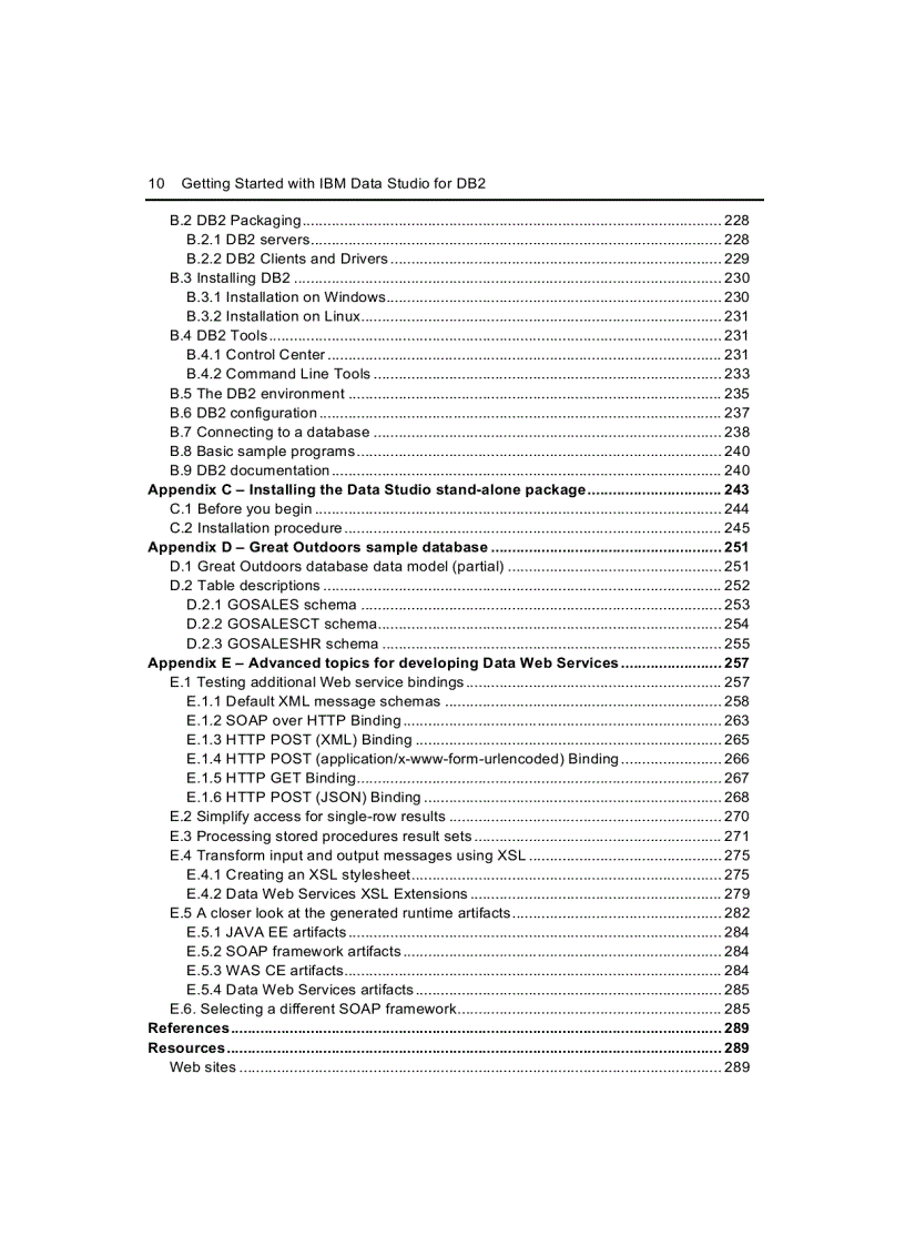 image for page Getting Started with IBM Data Studio for DB2