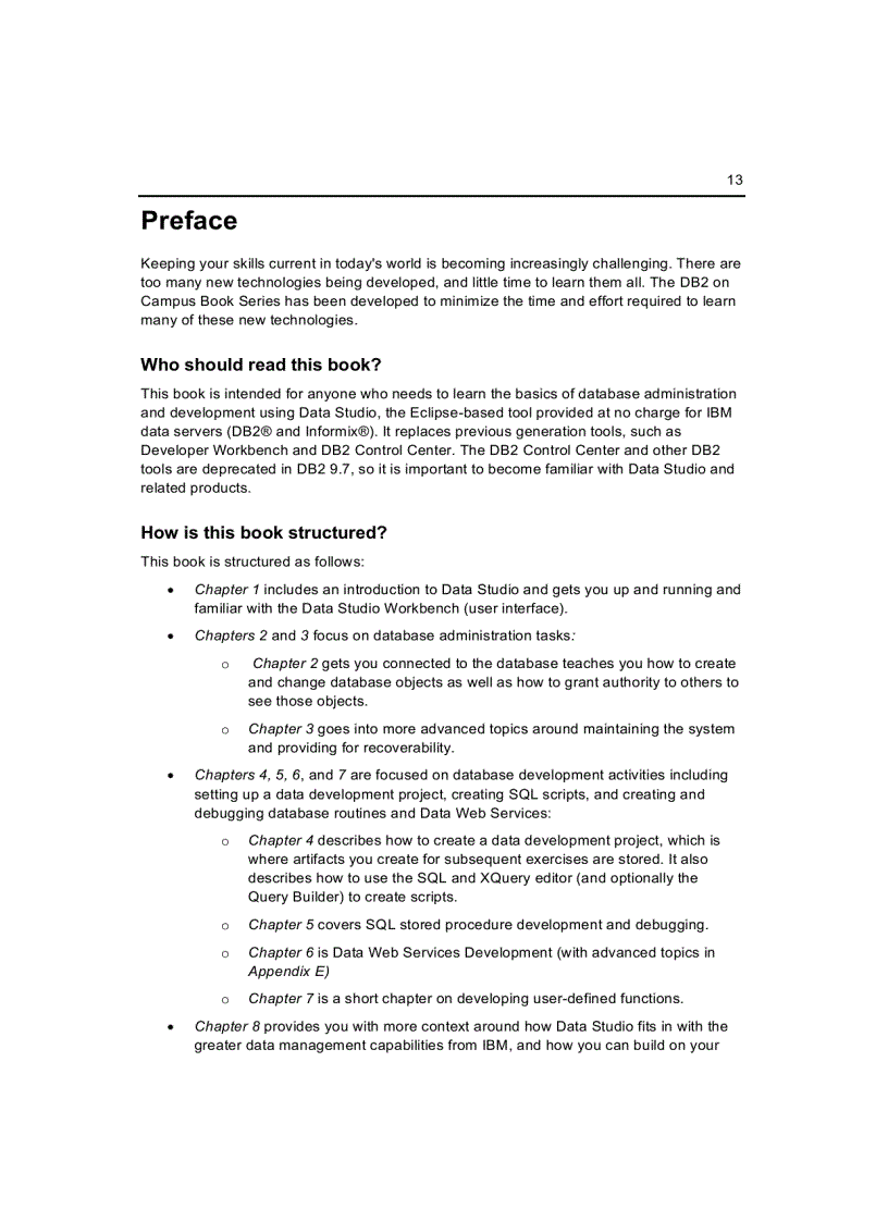 image for page Getting Started with IBM Data Studio for DB2