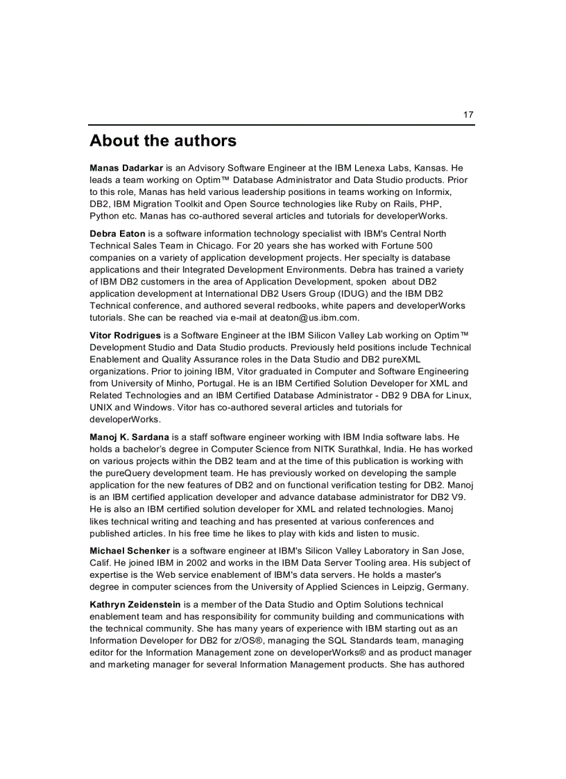 image for page Getting Started with IBM Data Studio for DB2