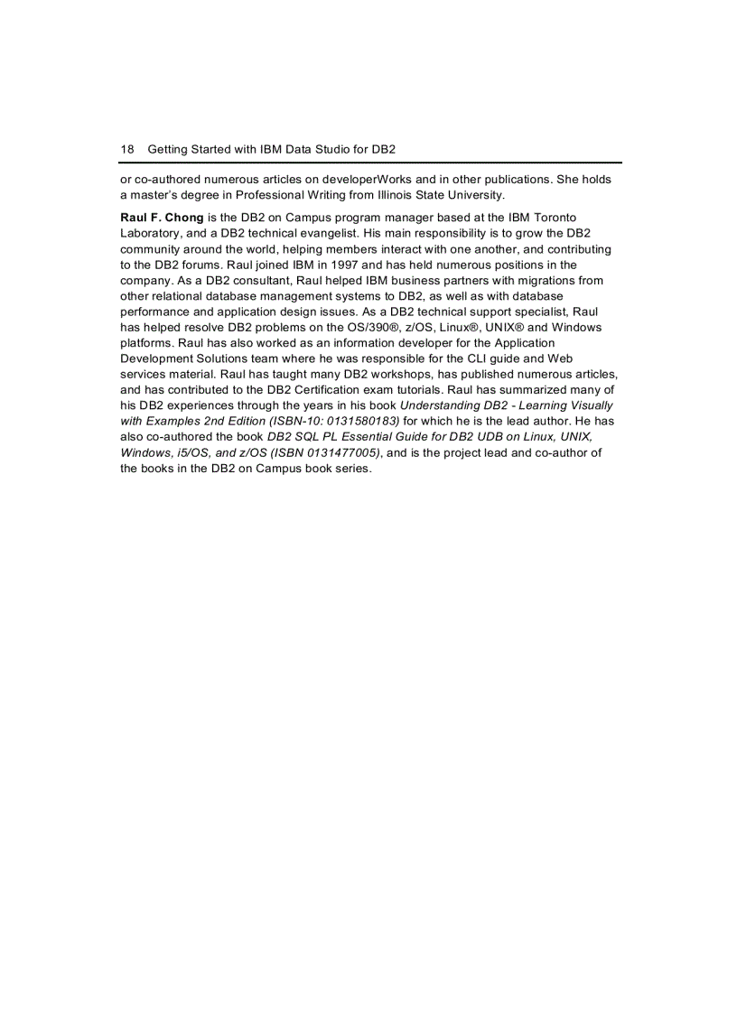 image for page Getting Started with IBM Data Studio for DB2