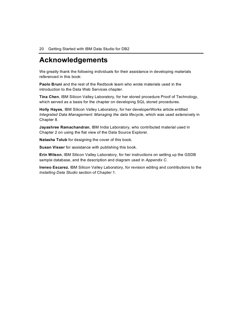 image for page Getting Started with IBM Data Studio for DB2