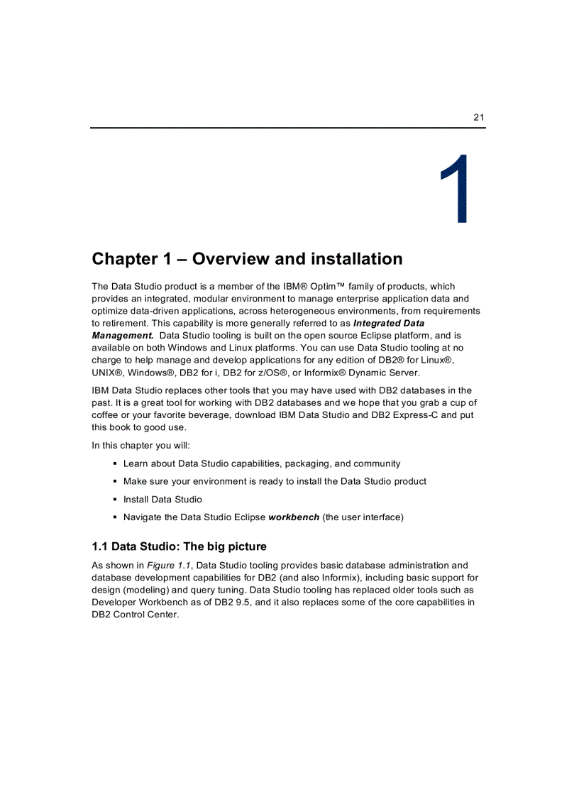 image for page Getting Started with IBM Data Studio for DB2