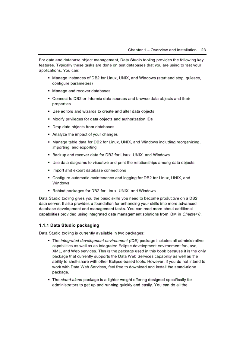 image for page Getting Started with IBM Data Studio for DB2
