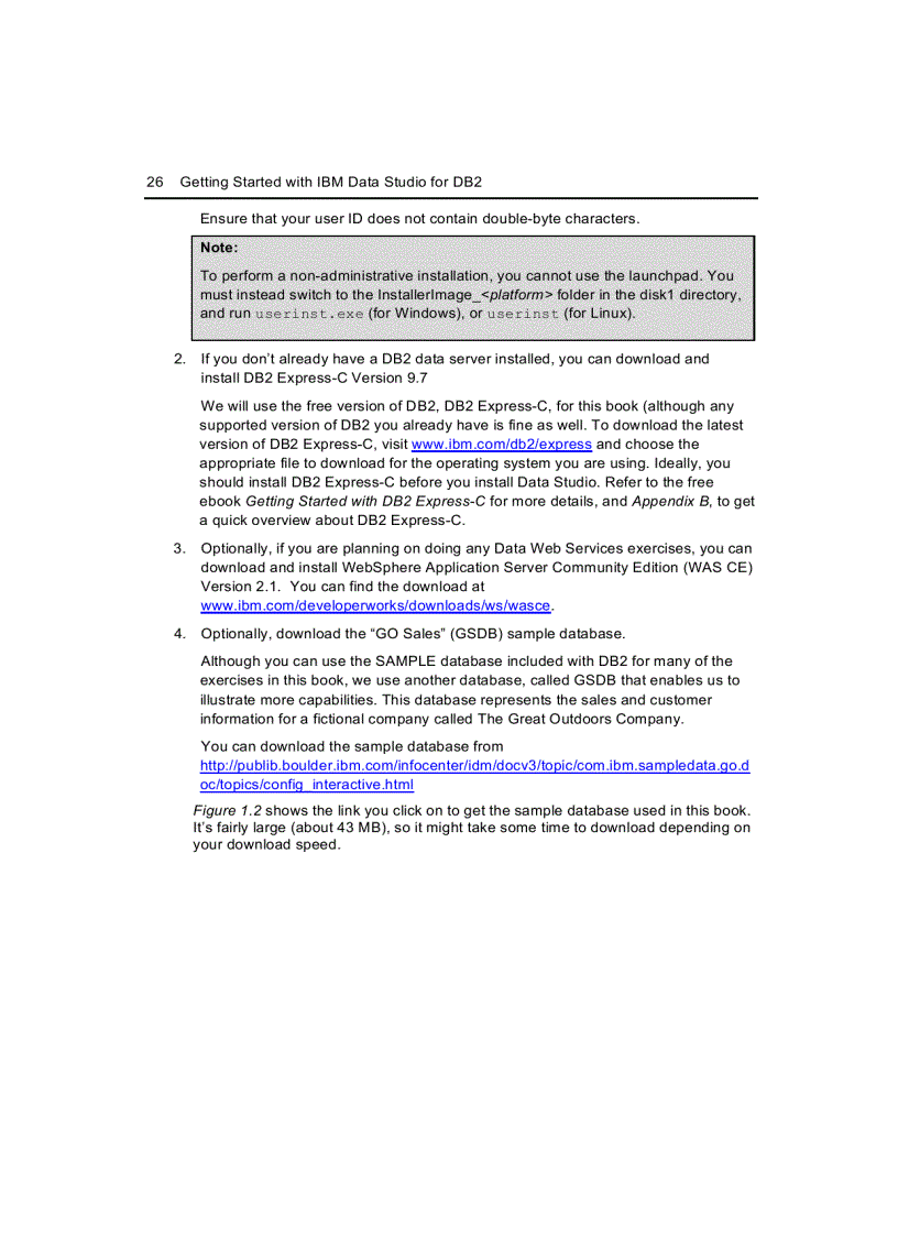 image for page Getting Started with IBM Data Studio for DB2