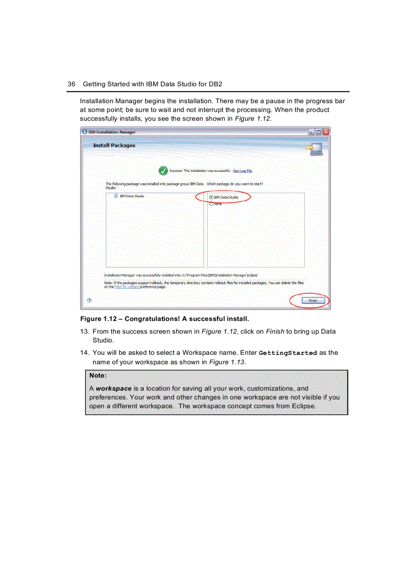 image for page Getting Started with IBM Data Studio for DB2