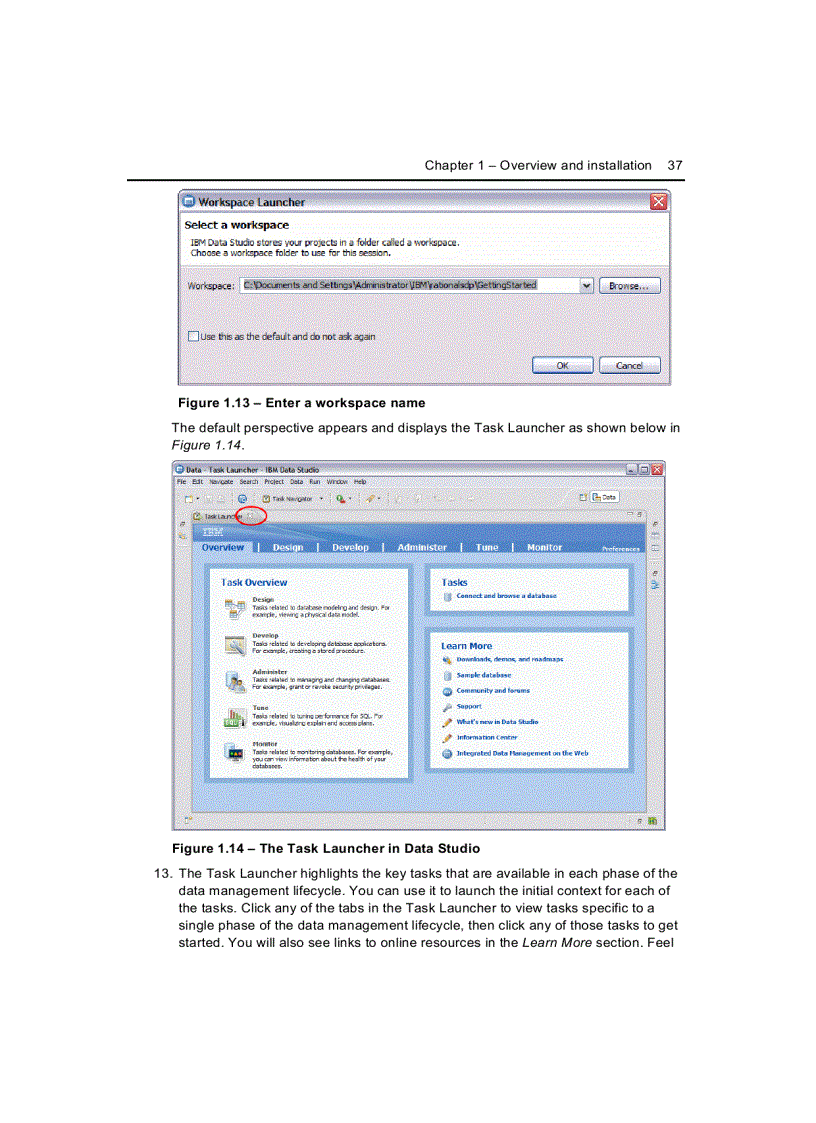 image for page Getting Started with IBM Data Studio for DB2