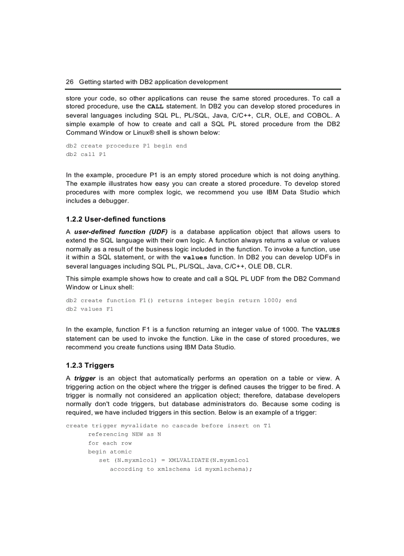 image for page Getting Started with DB2 Application Development