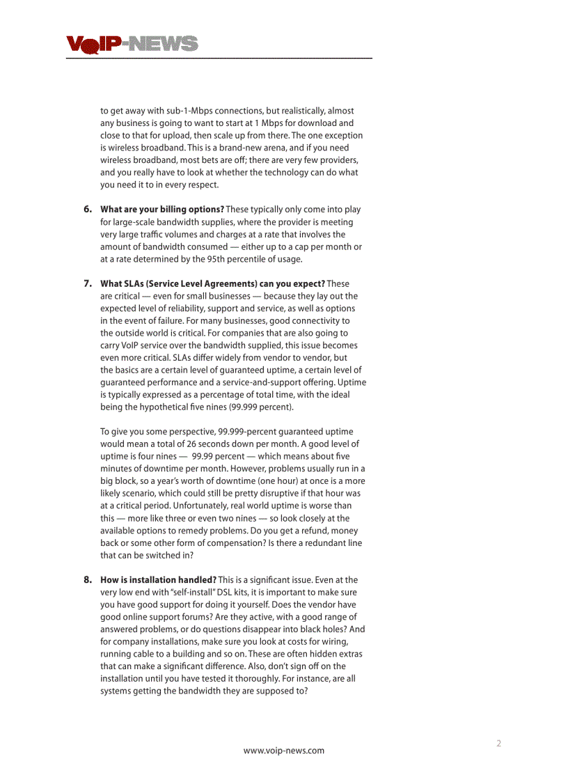 image for page Checklist How to Shop for a Bandwidth Provider