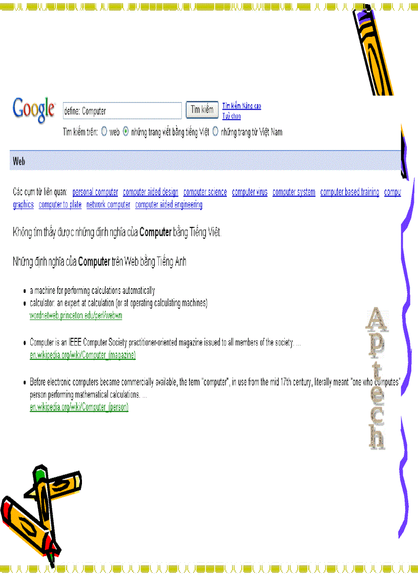 image for page Cách tìm kiếm thông tin trên Internet bằng google