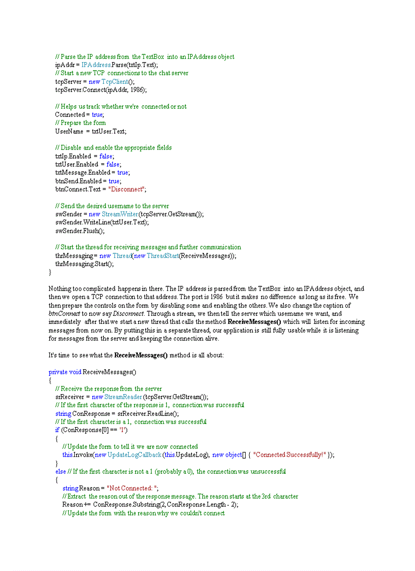 image for page Building a Chat Server and a Chat Client