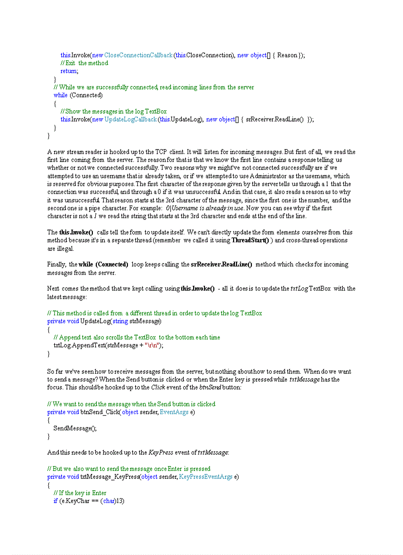 image for page Building a Chat Server and a Chat Client