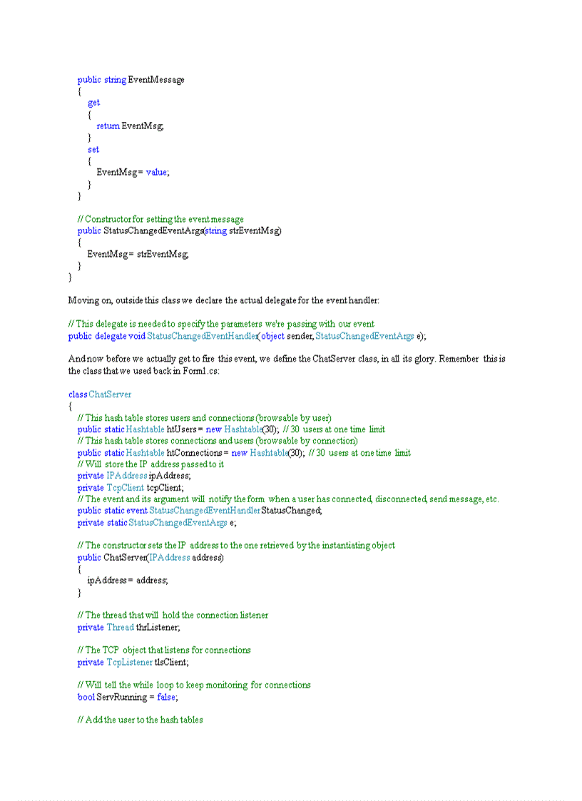 image for page Building a Chat Server and a Chat Client