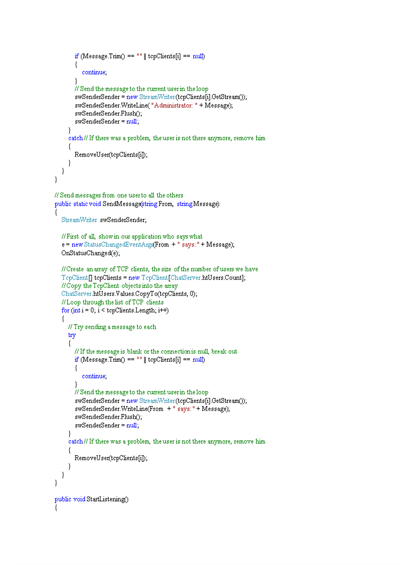image for page Building a Chat Server and a Chat Client