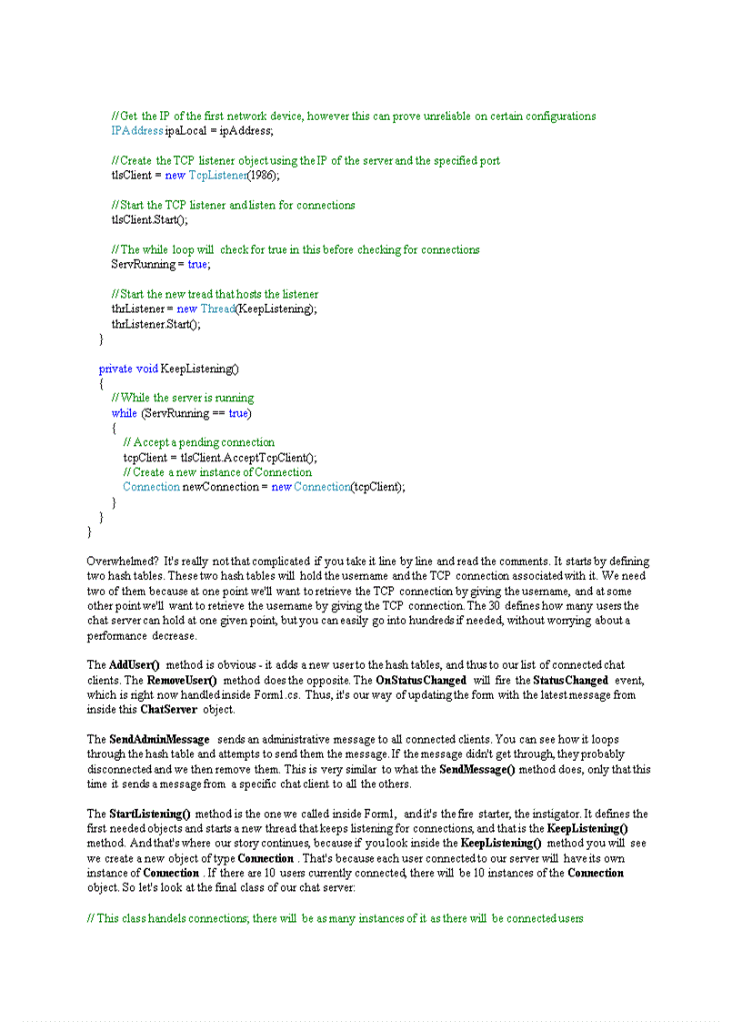 image for page Building a Chat Server and a Chat Client