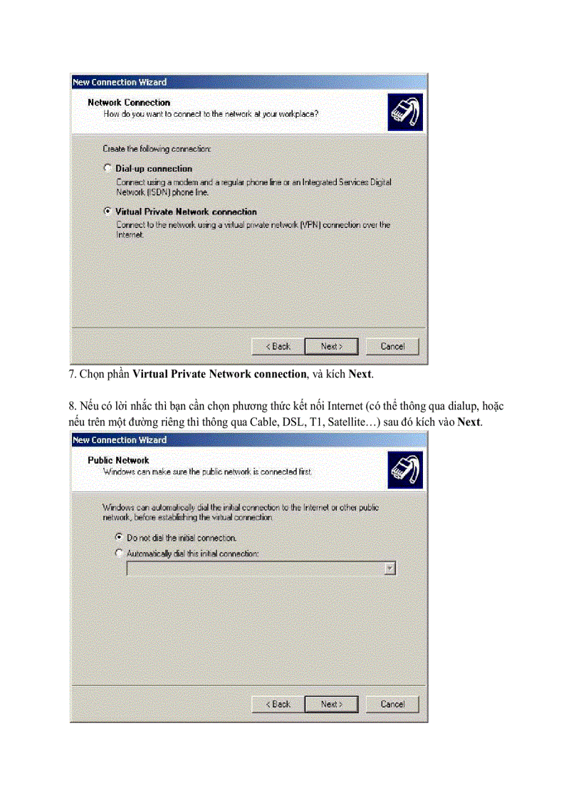 image for page Cấu hình kết nối mạng VPN trong Windows XP