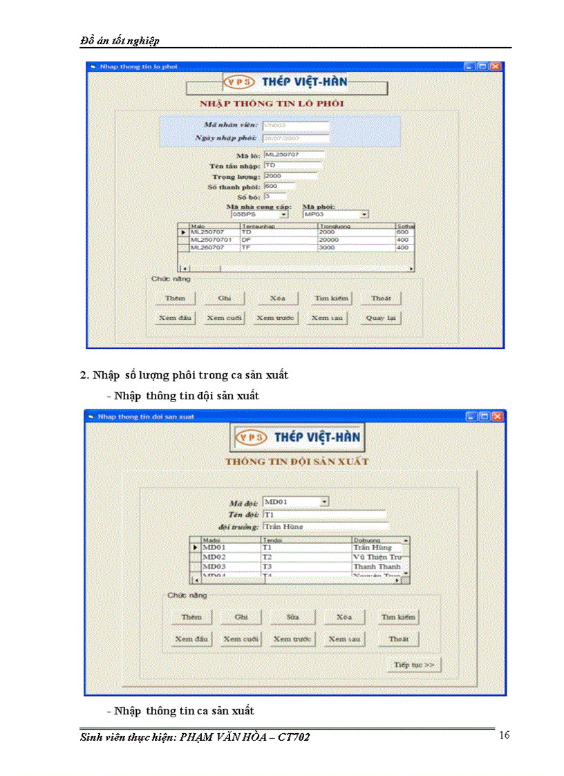 image for page Xây dựng chương trình quản lý nhập xuất hàng hóa cho công ty thép Việt Hàn