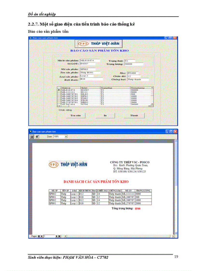image for page Xây dựng chương trình quản lý nhập xuất hàng hóa cho công ty thép Việt Hàn