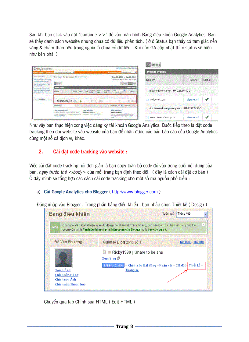 image for page Google analytics