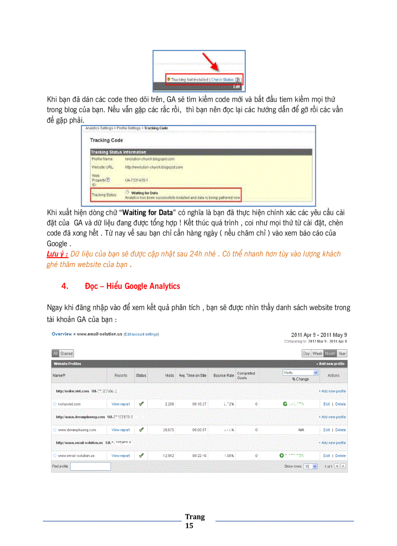 image for page Google analytics