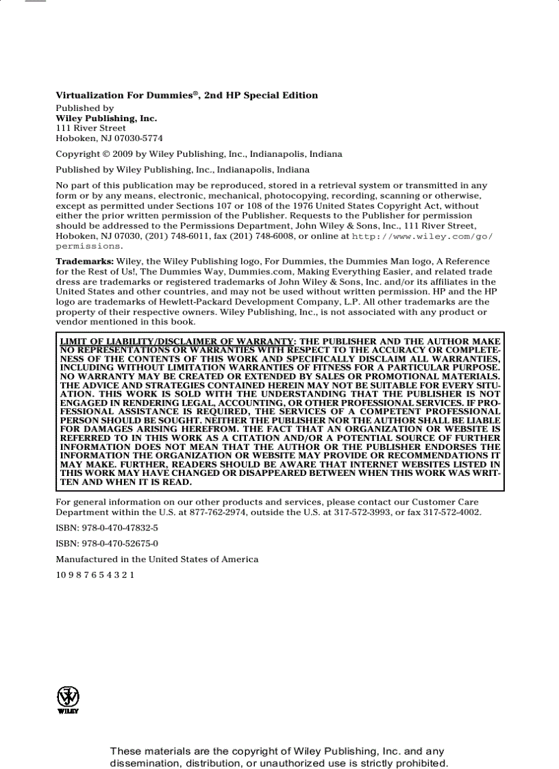 image for page Virtualization FOR DUMmIES