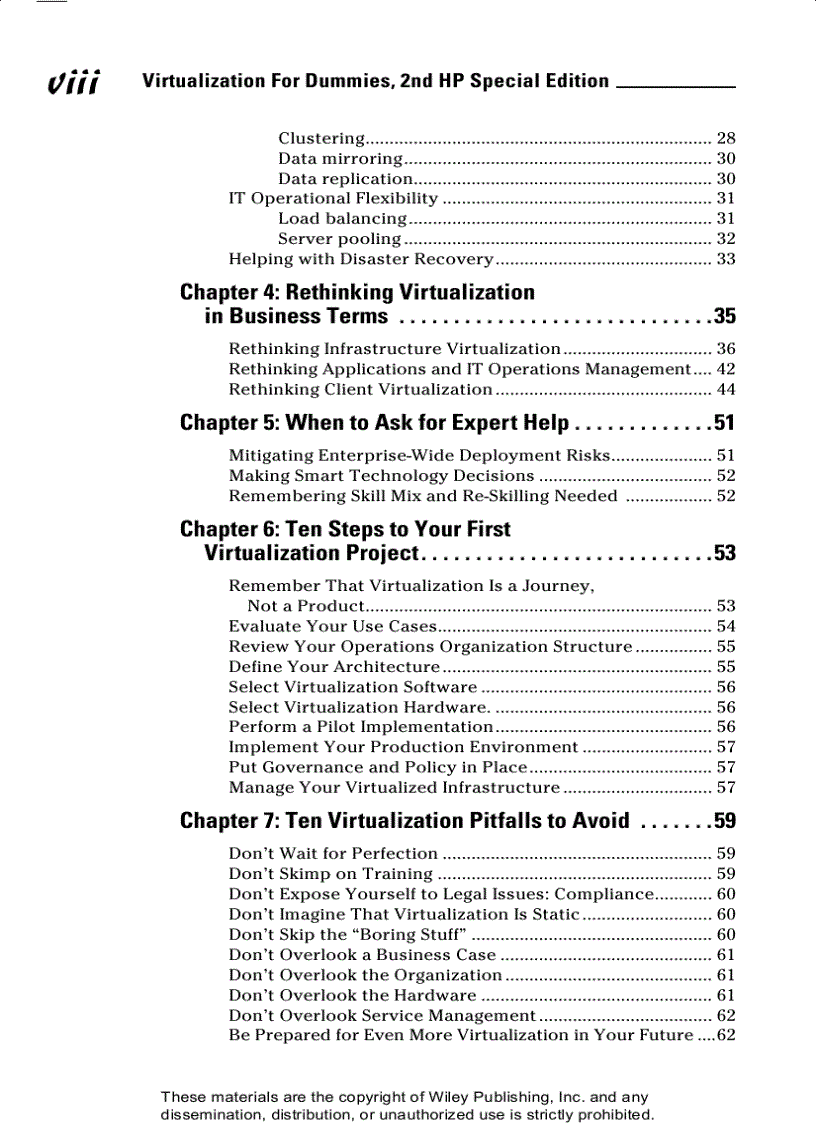 image for page Virtualization FOR DUMmIES