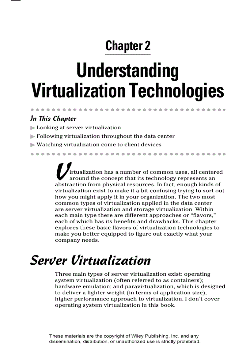 image for page Virtualization FOR DUMmIES