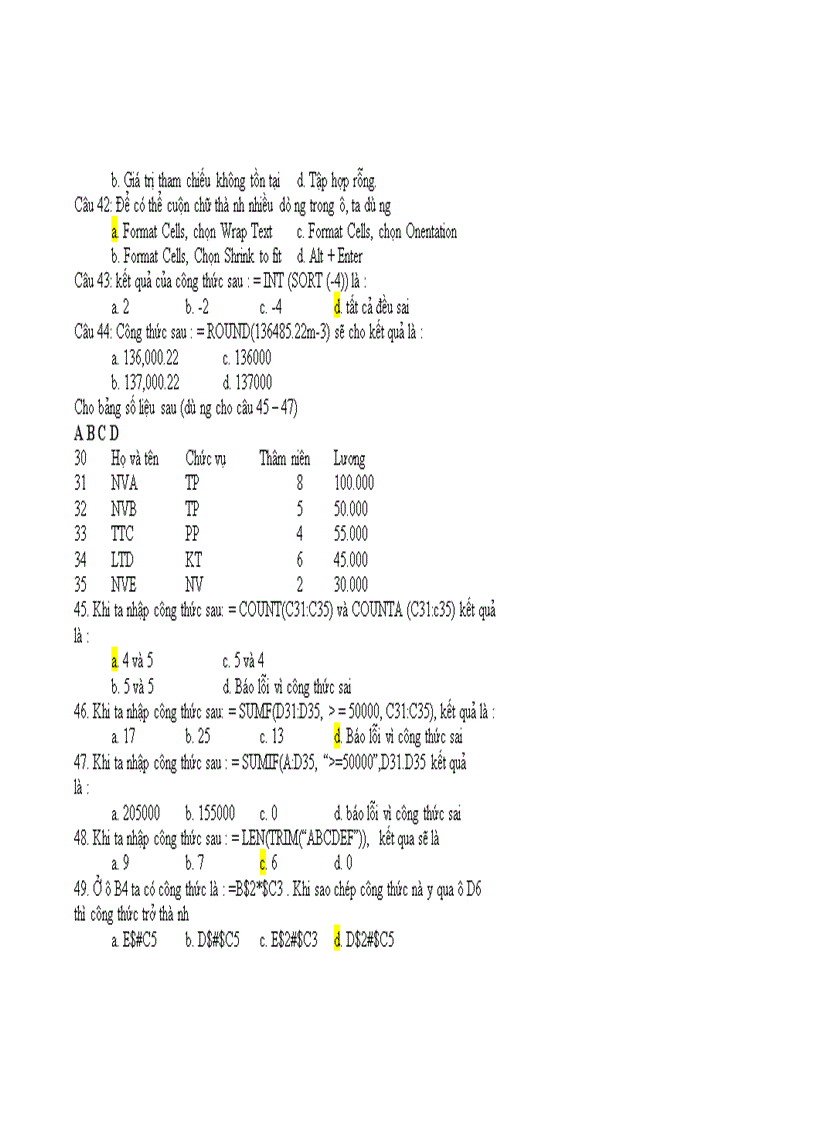 image for page Đề thi trắc nghiệm tin học đại cương