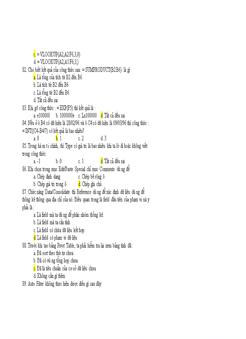 image for page Đề thi trắc nghiệm tin học đại cương