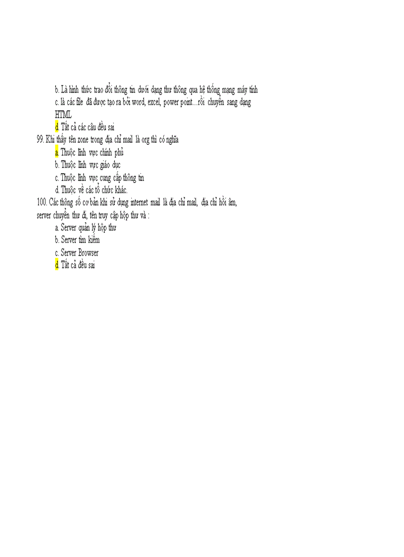 image for page Đề thi trắc nghiệm tin học đại cương