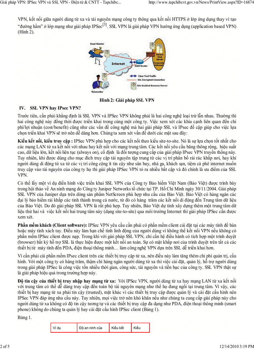 image for page Giải pháp VPN IPSec VPN và SSL VPN
