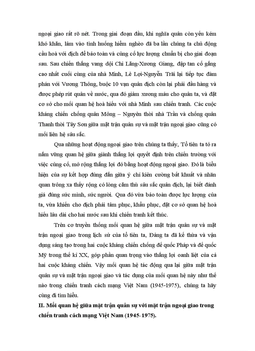 image for page Mối quan hệ giữa mặt trận quân sự và mặt trận ngoại giao trong chiến tranh cách mạng việt nam 1945 1975