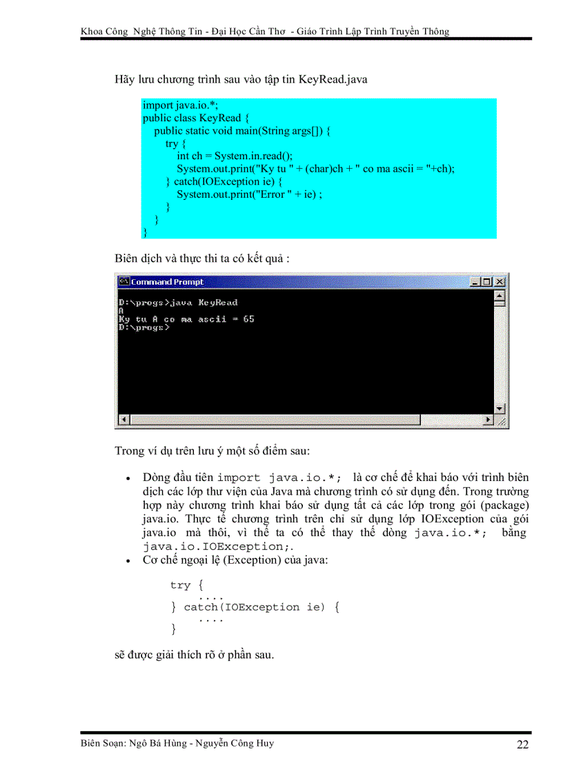 image for page Tổng quan về lập trình truyền thông