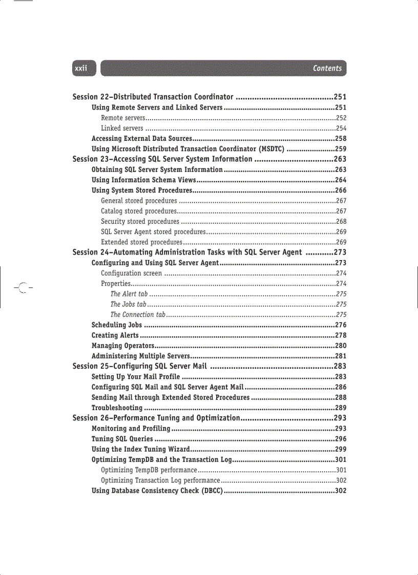 image for page Microsoft SQL Server 2000 Weekend Crash Course