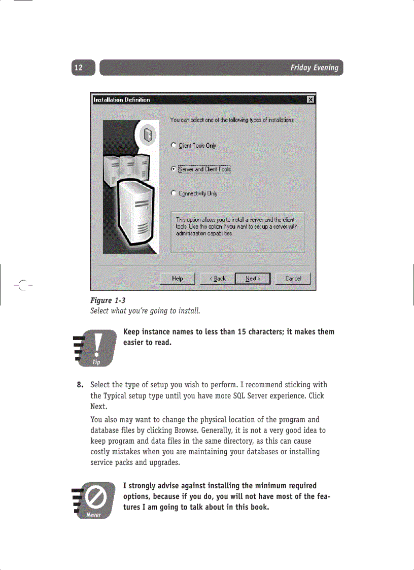 image for page Microsoft SQL Server 2000 Weekend Crash Course