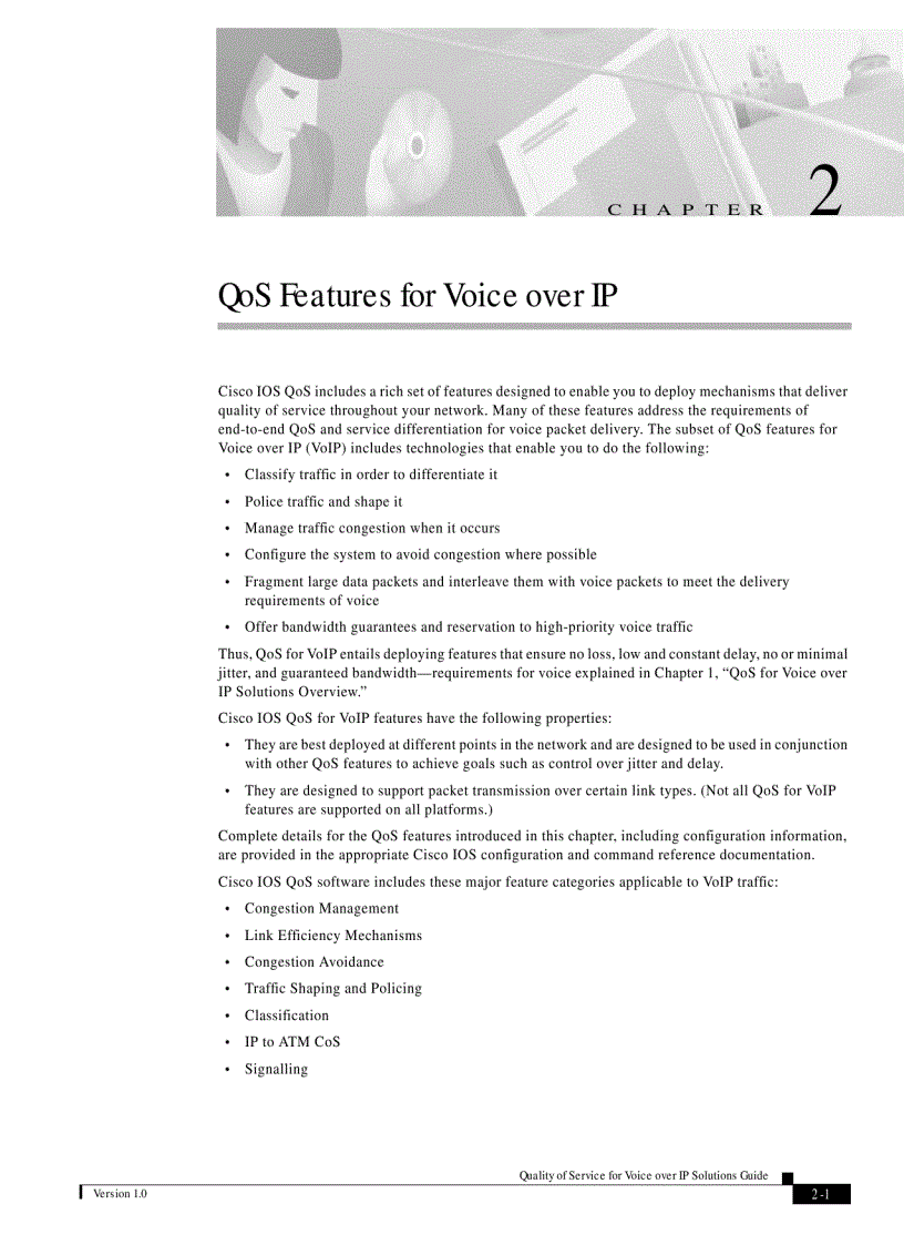 image for page QoS for Voice over IP Solutions Guide
