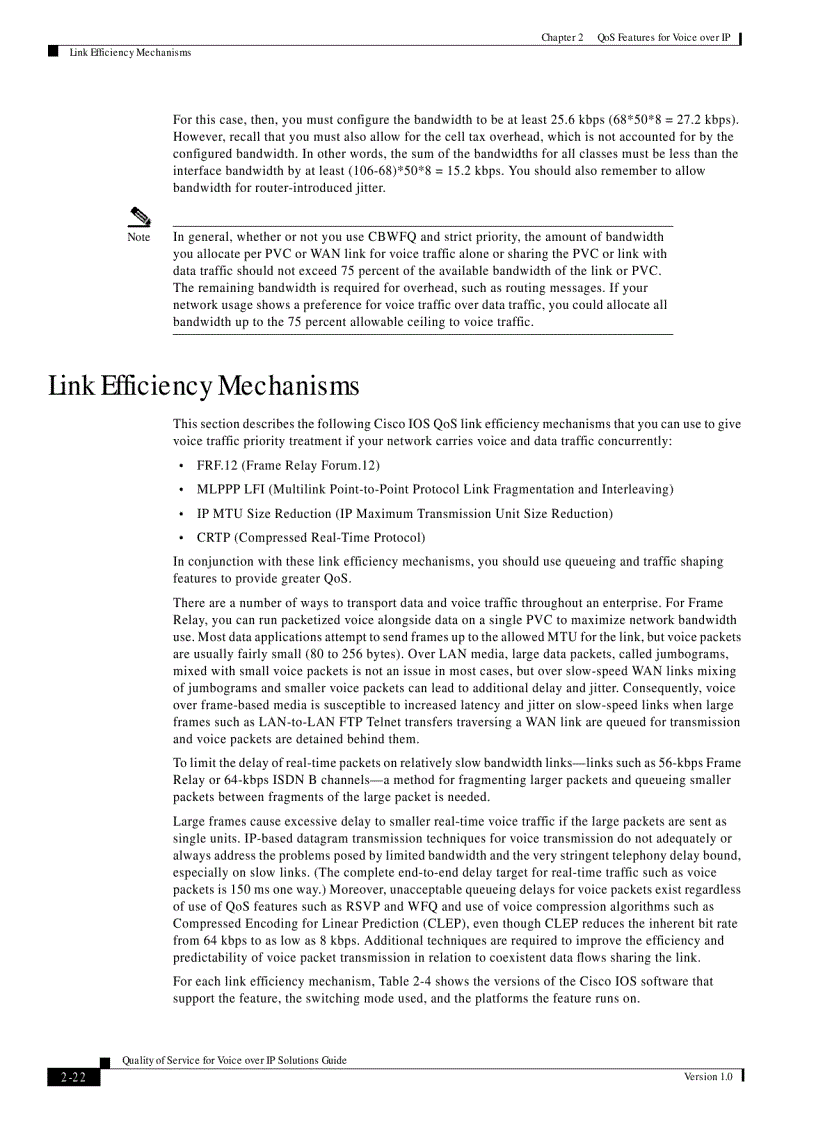 image for page QoS for Voice over IP Solutions Guide