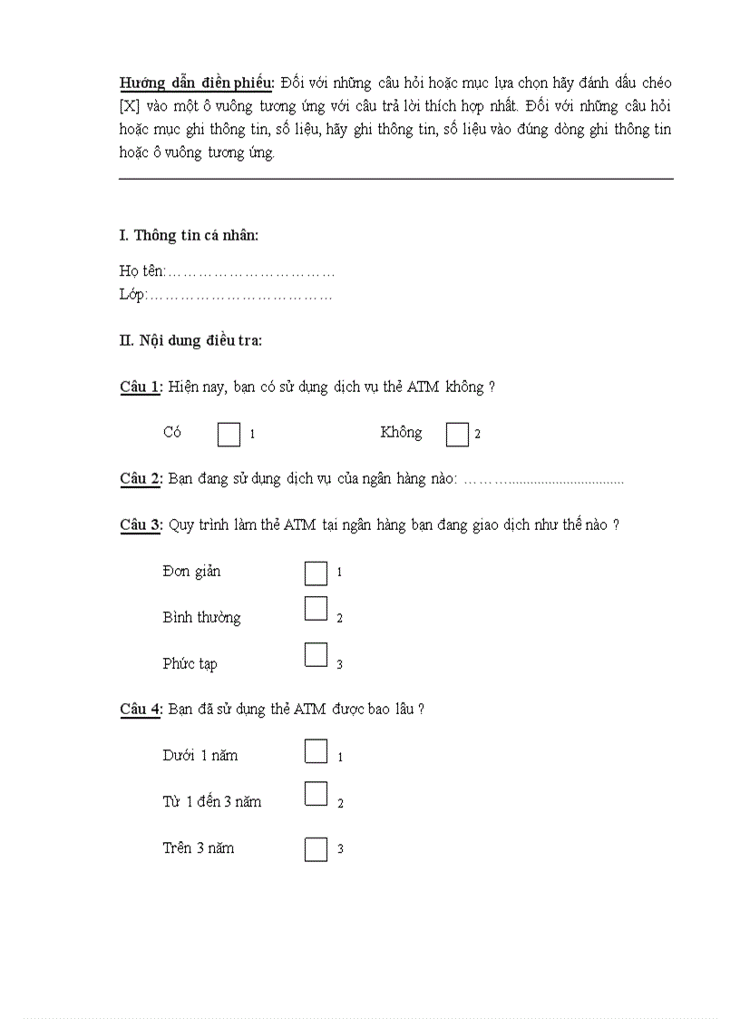 image for page Tình hình sử dụng dịch vụ thẻ atm của sinh viên đại học đà lạt
