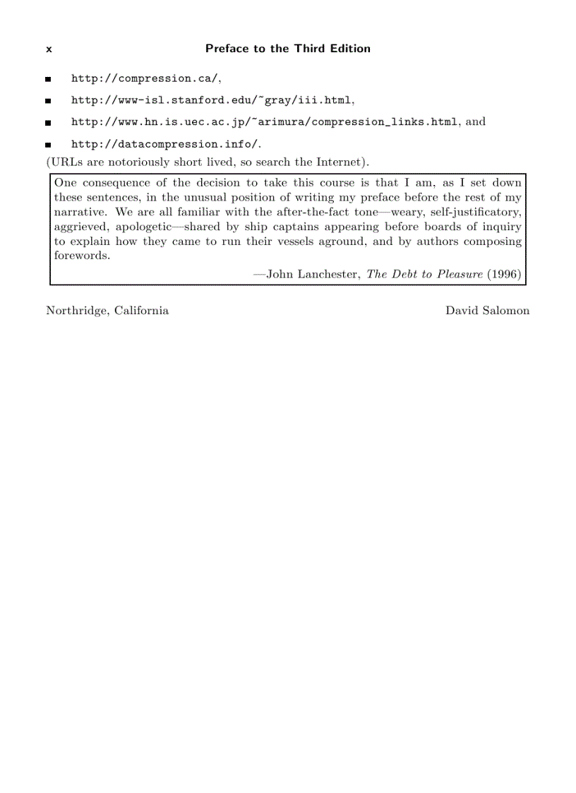 image for page Data Compression The Complete Reference