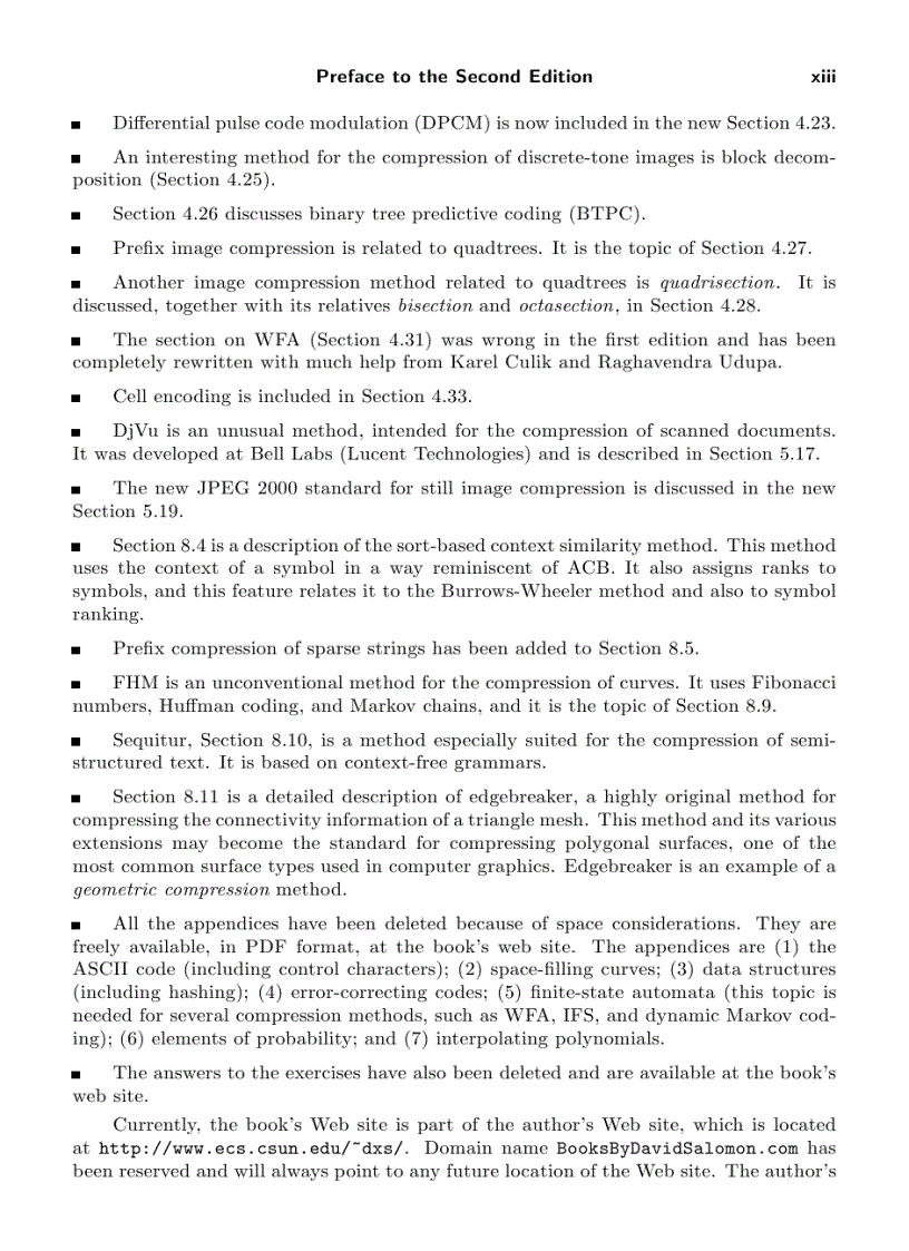 image for page Data Compression The Complete Reference