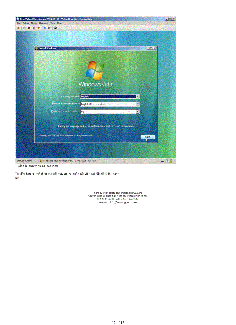 image for page Tạo và quản lý máy ảo với Hyper V trên Windows Server 2008