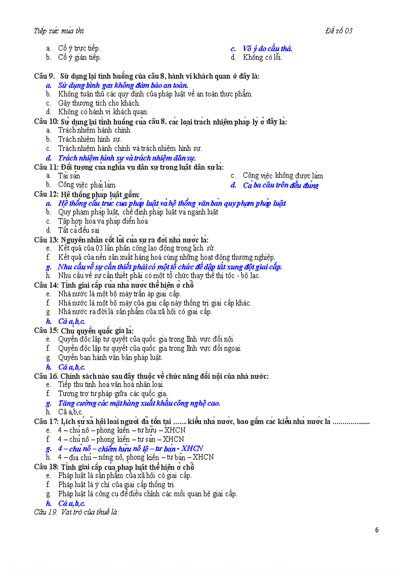 image for page Đề thi pháp luật đại cương