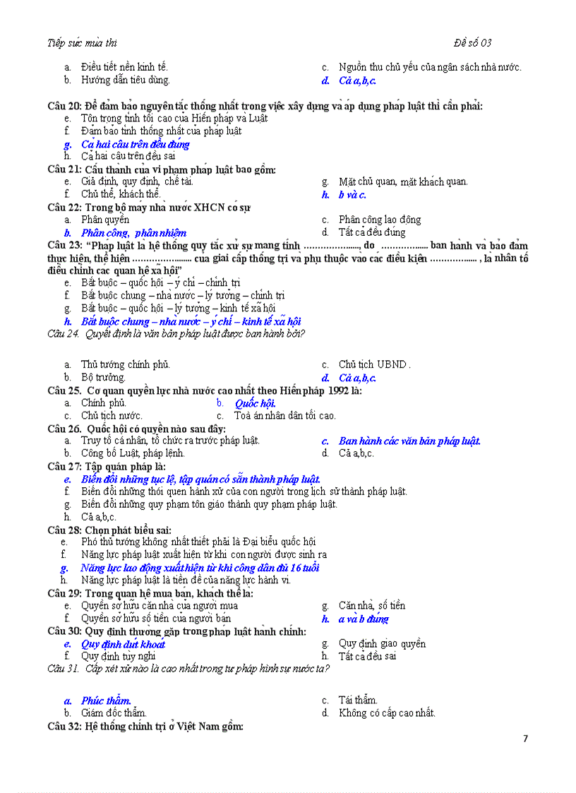 image for page Đề thi pháp luật đại cương