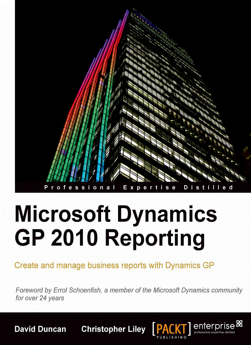 image for page Microsoft Dynamics GP 2010 Reporting