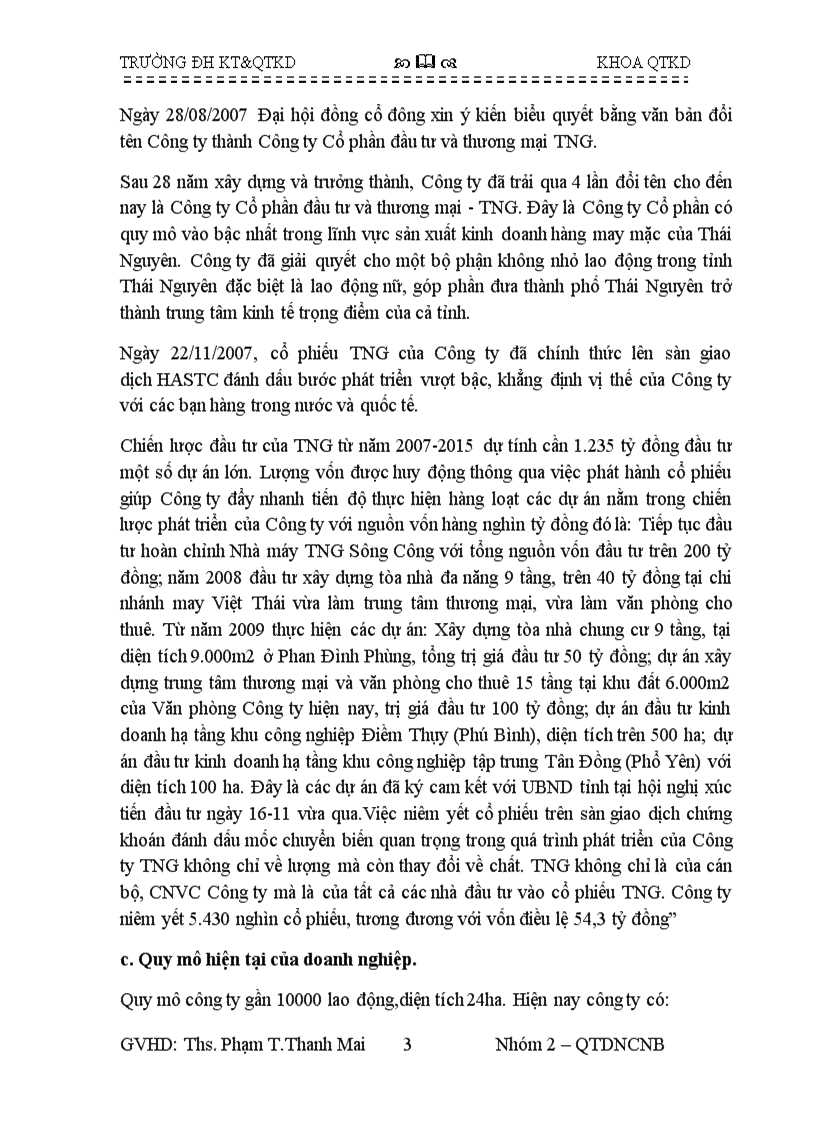 image for page Phân tích kết quả sản xuất kinh doanh của Công ty Cổ phần đầu tư và thương mại TNG bộ môn phân tích hoạt động kinh doanh trường ĐH kinh tế và QTKD thái nguyên TUEBA