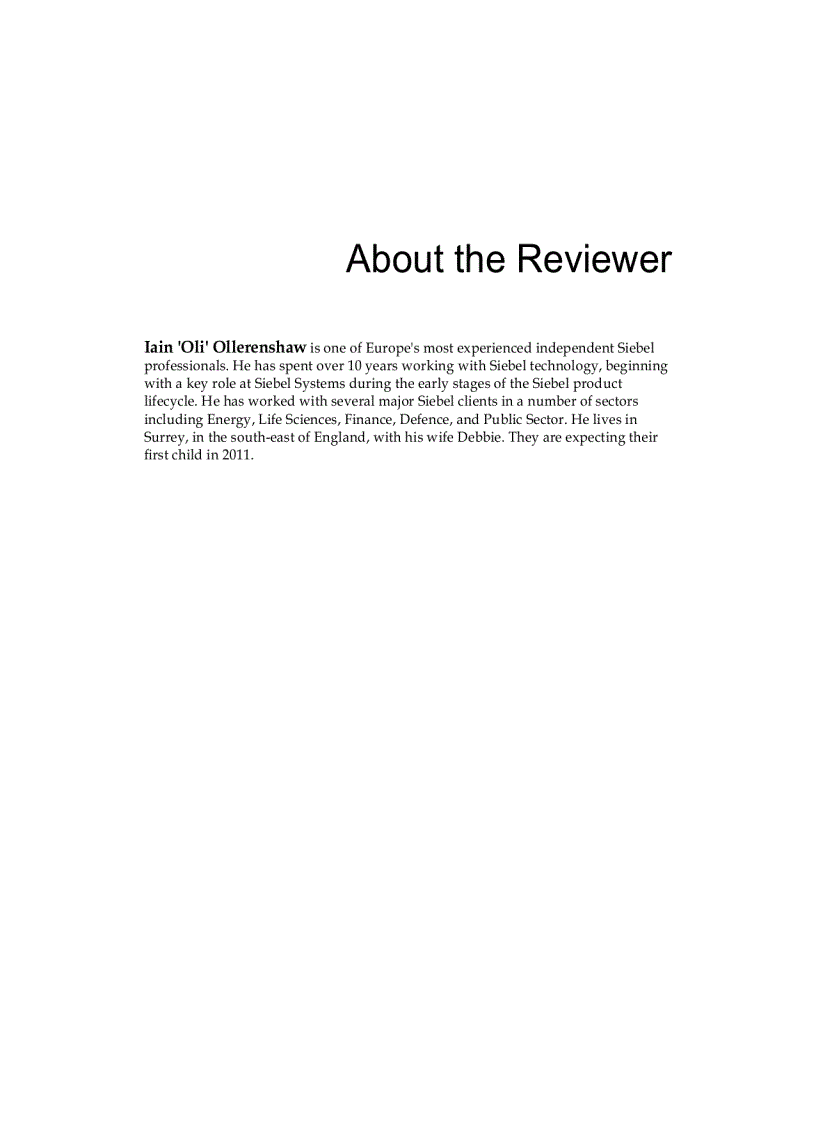 image for page Oracle Siebel CRM 8 Developer s Handbook