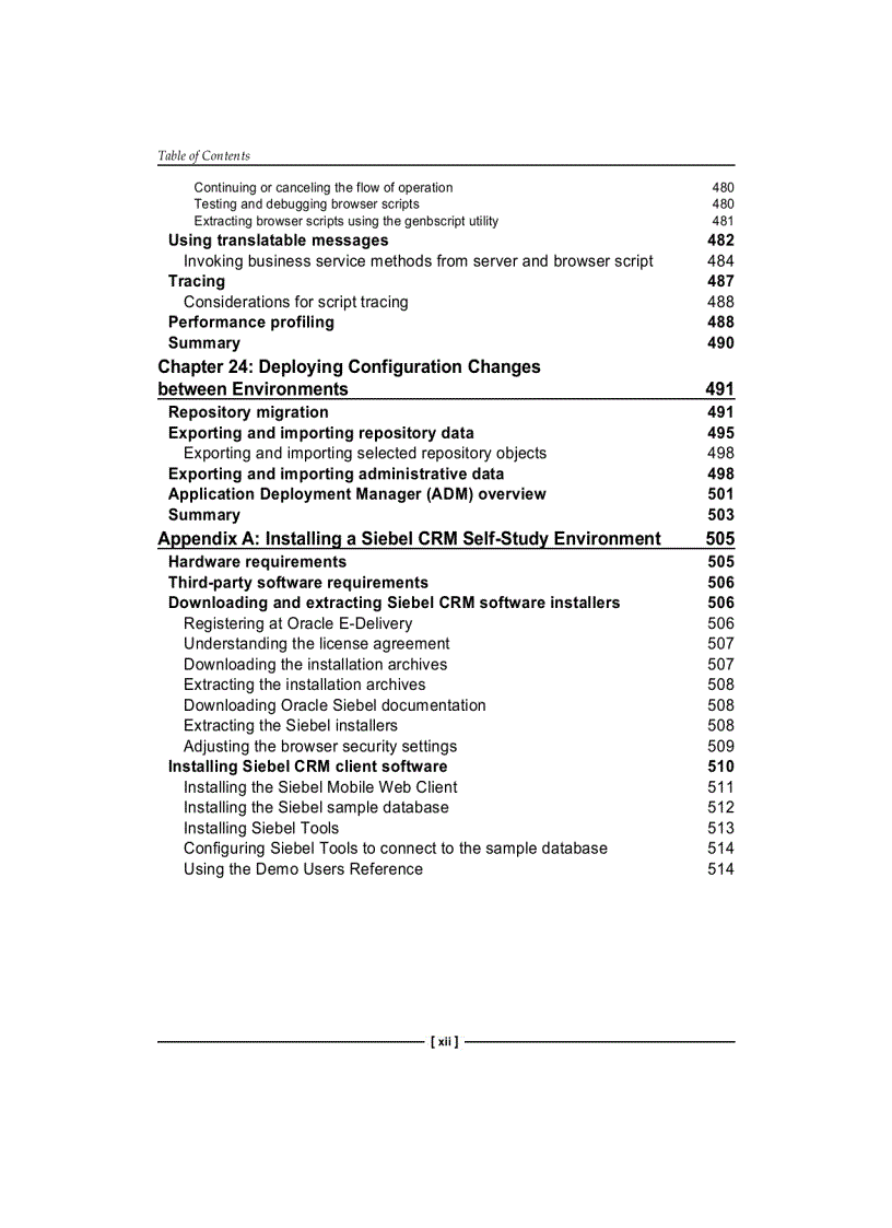 image for page Oracle Siebel CRM 8 Developer s Handbook