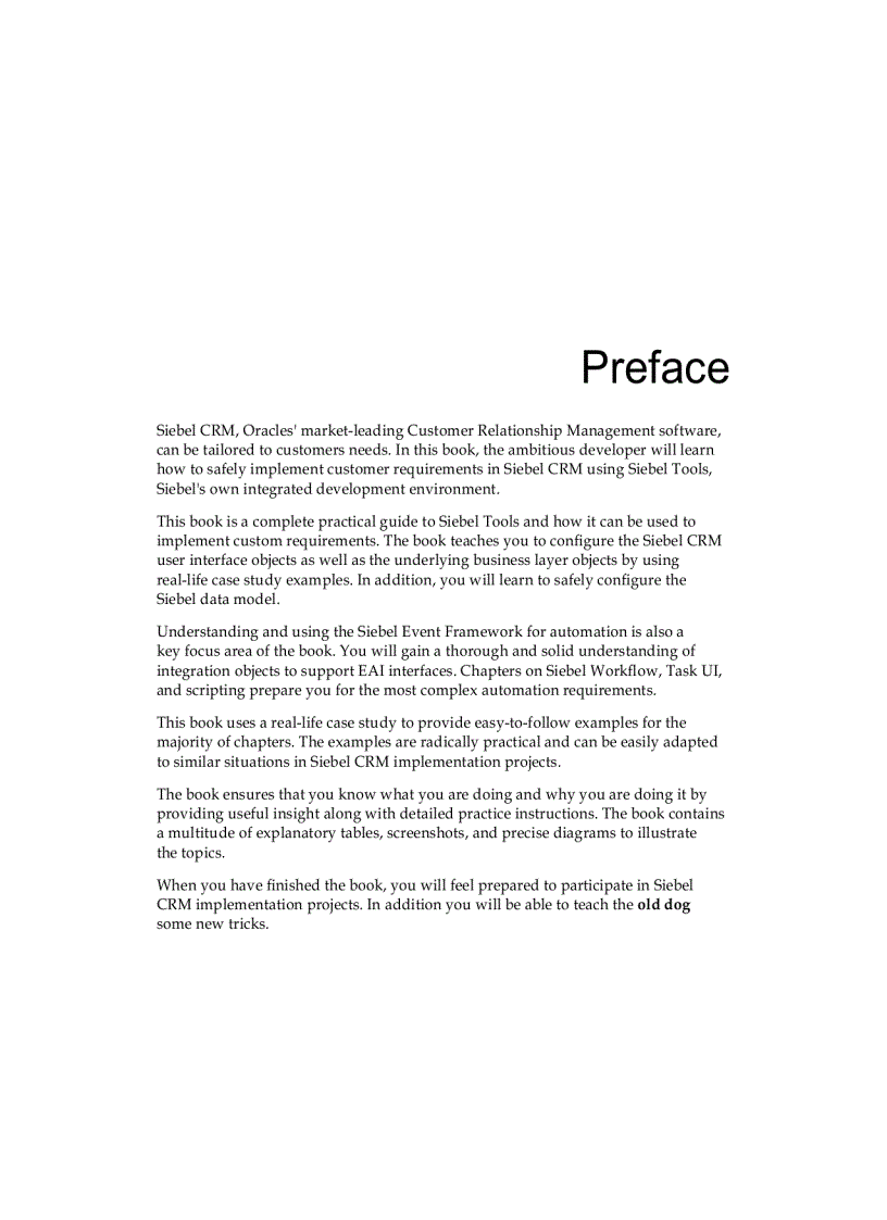 image for page Oracle Siebel CRM 8 Developer s Handbook